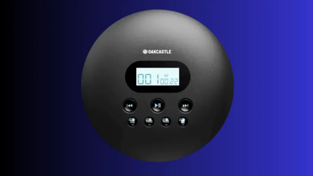 2nd position on my best Portable CD player List is the Oakcastle CD100 Portable CD