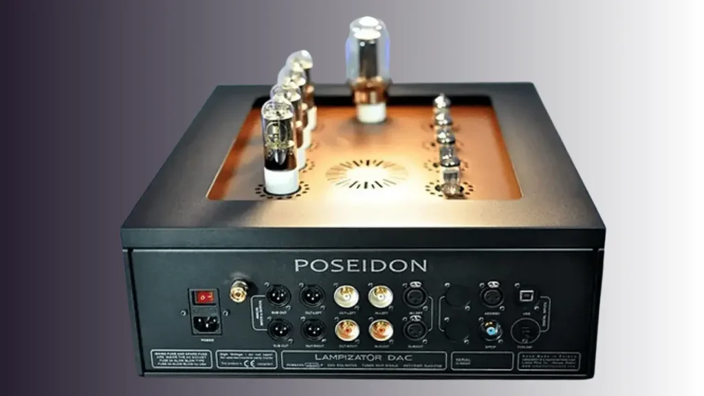 Back Panel view of Poseidon DAC by LampizatOr