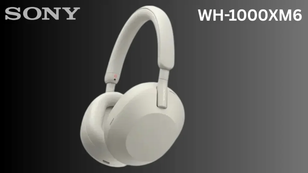 Closer Look of sony wh 1000xm6 in white color