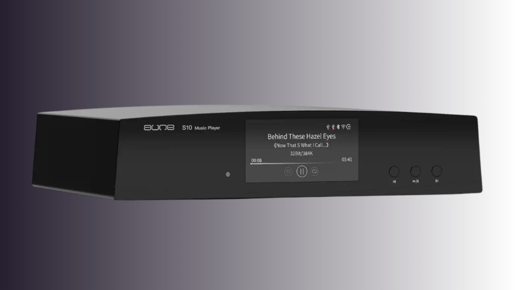 Front Look of Aune S10n Next-Gen Network Player